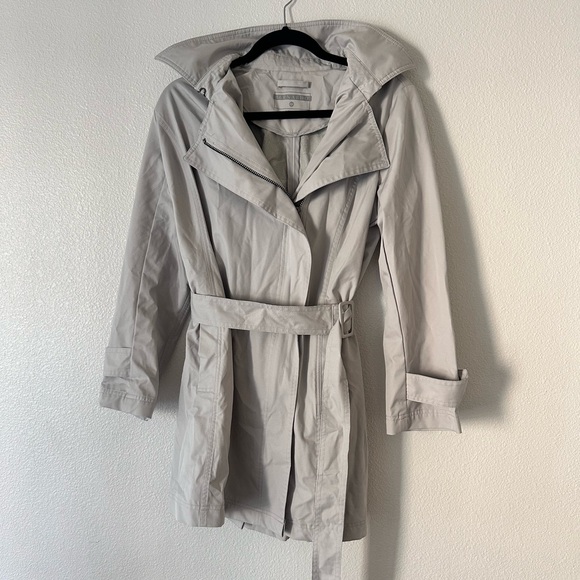 Metropolis Light Gray Trench Coat | NWOT - Picture 1 of 4